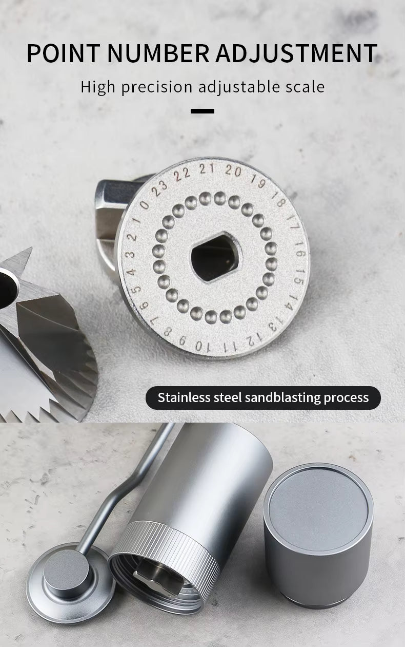 Premium Manual Coffee Grinder – 15g Portable Hand-Crank Burr Mill Gift Set | 15G-NB2024