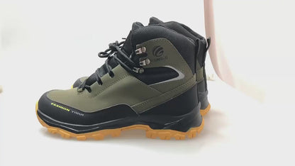 Men Waterproof Outdoor Anti-Smash & Anti-Stab Protection Boots Non-Slip Hiking Wear-Resistant Safety Work Shoes | G178