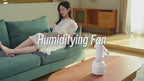 Multi-Functional Leafless Jet Fan Water Spray Vertical Summer Ultrasonic Cooling Humidifier Fan | HX87