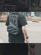 MOYYI Men’s Crossbody Sling Bag – Oxford Streetwear Messenger Backpack for Commuting & Cycling UK | 3520