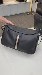 Cafen Kelvri Men’s Leather Shoulder Bag – Genuine Cowhide Crossbody Satchel UK | 88530-1