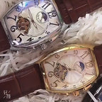 Men's Wristwatches Fashion Moon Phase Tourbillon Automatic Mechanical Watches | m186