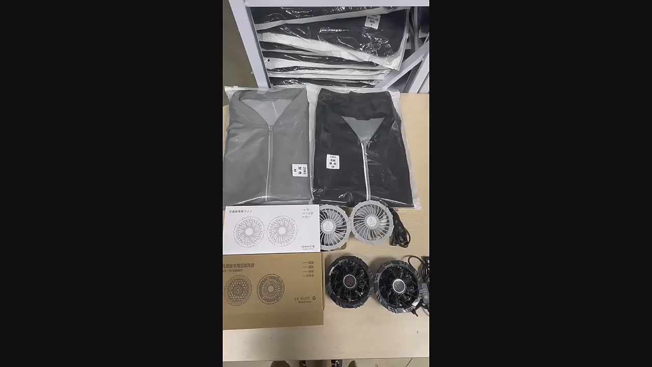 Summer Fan Vest Sleeveless Undershirt Outdoor Sun Protection Air Conditioned Cooling Vest | 5727