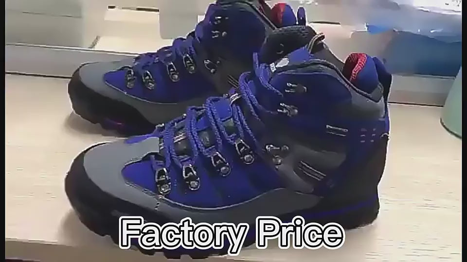 Top Quality Hiking Boots Anti-Skid Breathable Lace-Up High Top Outdoor Climbing Trekking Shoes | 8037