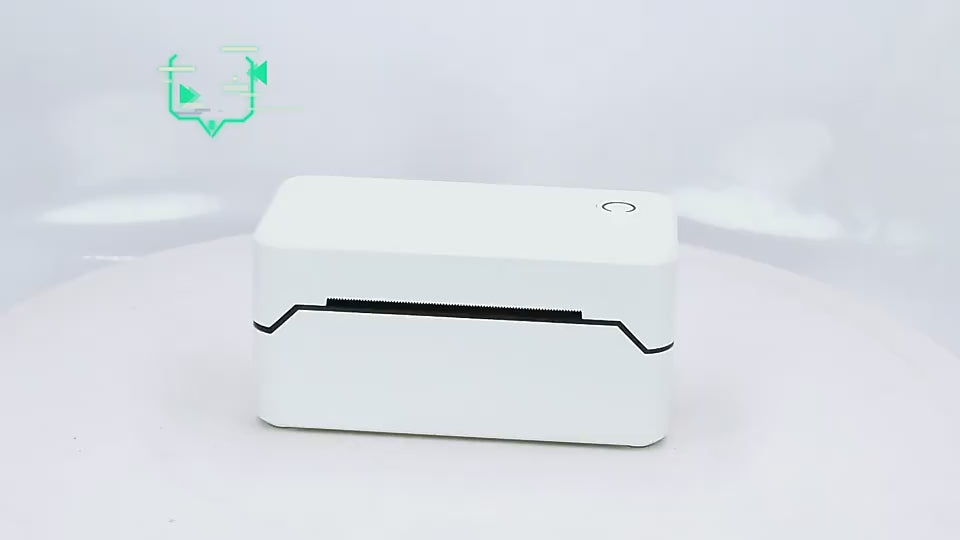Thermal Label Printer Wireless Shipping Label Printer Royal Mail, UPS, DHL, Evri Label Printer Mobile, USB + Bluetooth Support Printer