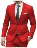 2026 Men‘s 2-Piece Wedding Suit Set Notch Lapel Business Blazer & Trousers Cross-Border Formal Wear for Grooms & Hosts