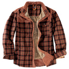 Men's Patchwork Corduroy Plaid Shirt Jacket Plus Size Velvet Lined Casual Winter Top | 3251