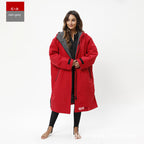 Sportfun Hooded Swim Robe – Regatta Dry Robe, Water-Resistant Fleece-Lined Changing Poncho| SPFF301