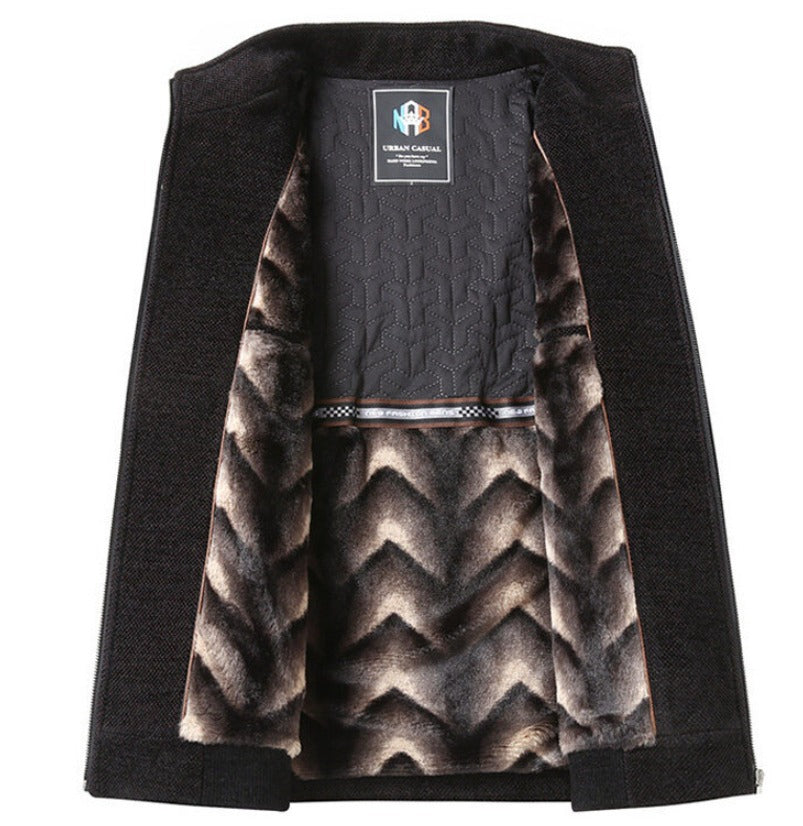 Men's Winter Jacket Coat – Thick Fleece Woolen Thickened Jackets for Ultimate Warmth | YK37