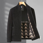 Men's Winter Jacket Coat – Thick Fleece Woolen Thickened Jackets for Ultimate Warmth | YK37