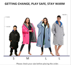 Regatta Dry Robe – Unisex All-Season Camo Hooded Waterproof Windproof Swim Parka with Towel Lining | BCM022