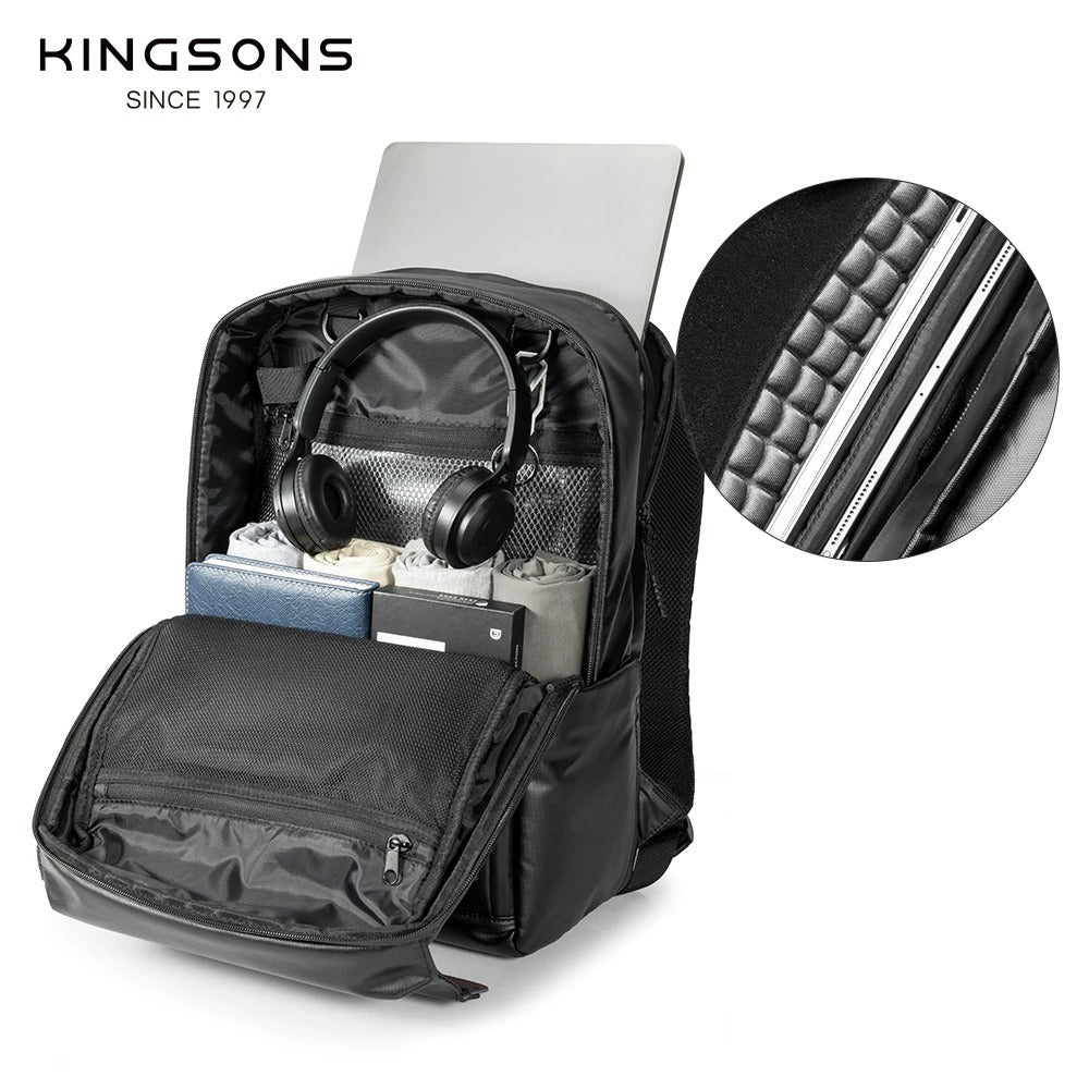 Kingsons Multi-Layer Sports Backpack – Laptop & Basketball Bag | 3330