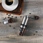 Portable Manual Coffee Grinder – Stainless Steel Hand-Crank Coffee Mill with Ceramic Burr for Home & Outdoor Brewing | 1070165