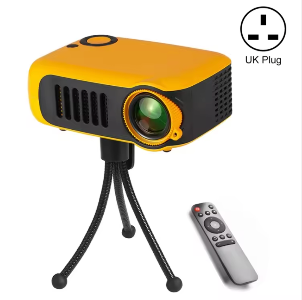 TRANSJEE Mini Projector – Portable Smart LED Home Cinema, Pocket-Sized Mobile Screen, LED Projector for Movies & Gaming | A2000