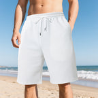 Men's Heavyweight Jacquard Streetwear Shorts - Summer Hip-Hop Casual Collection | YLG-12