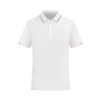 Men’s Antibacterial Ice Silk Polo Shirt | Breathable Wrinkle-Resistant Summer Business Casual Tee | L11-50326