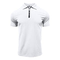 Men's Slim-Fit Stretch Jacquard Polo Shirt – 2025 Spring/Summer Casual Top | YHZH-17