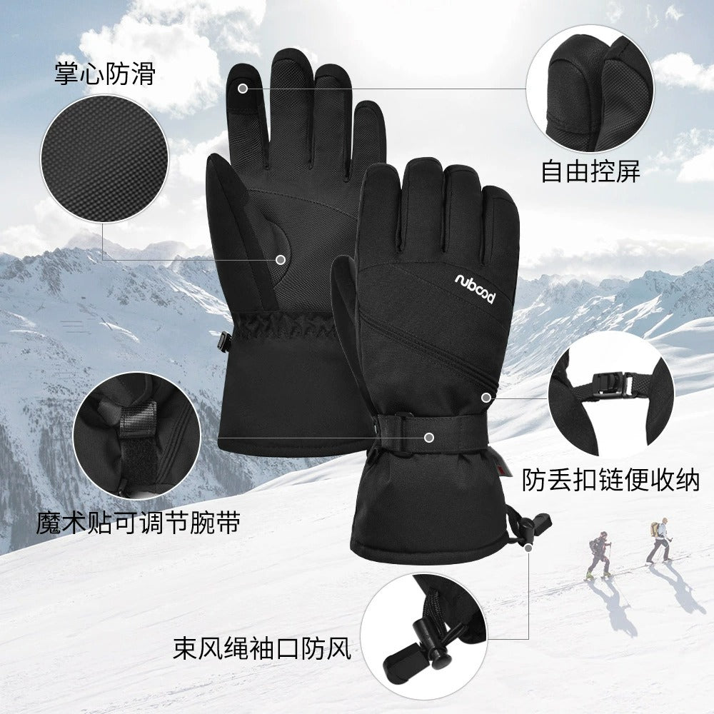 Boodun Ski Gloves – Waterproof 3M Thermal Insulated Winter Gloves | 6301384