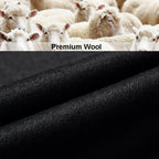 Men’s Premium Wool Overcoat Long Slim Fit Pea Trench Coat | xz5903