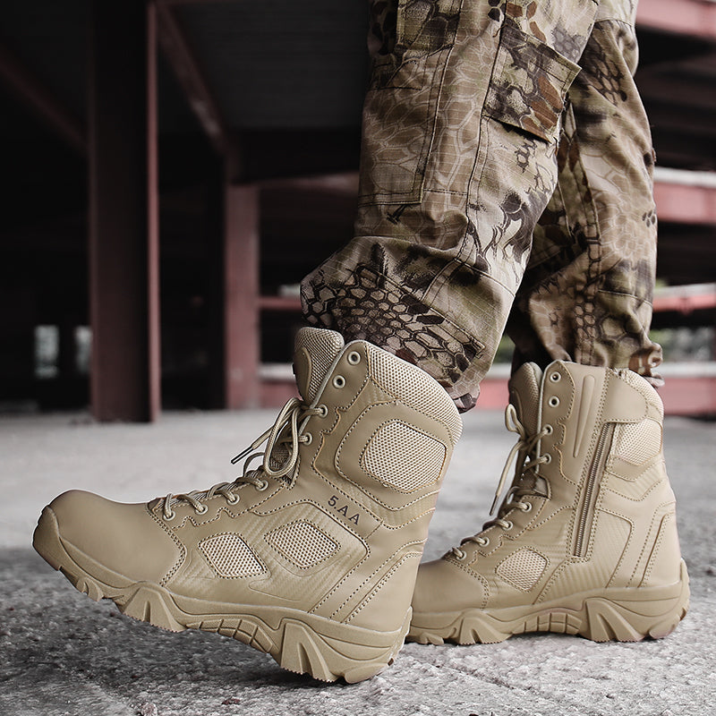 Military desert cheap combat boots