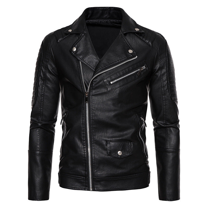 Veste en cuir de qualité supérieure pour homme de style punk | PP6611