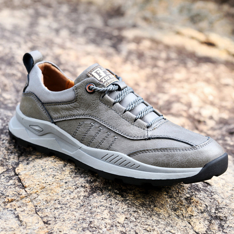 Microfiber Leather Men's Formal Walking Shoes Grey | 1299