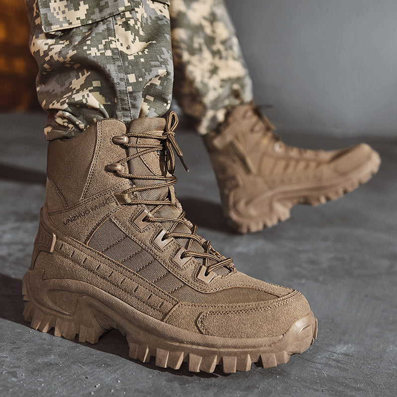 Military Tactical Special Force Boots Leather Army Outdoor Men Shoes Gear Outlet