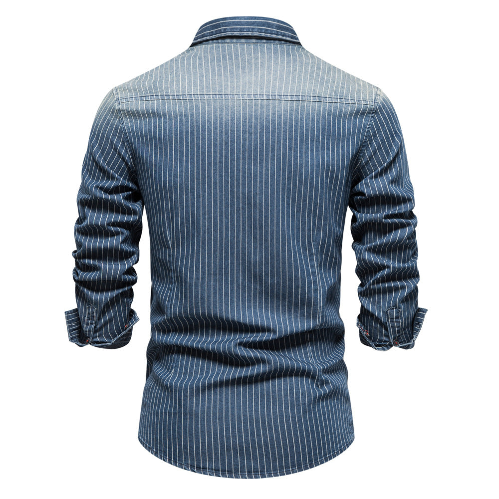 Mens casual cheap long sleeve