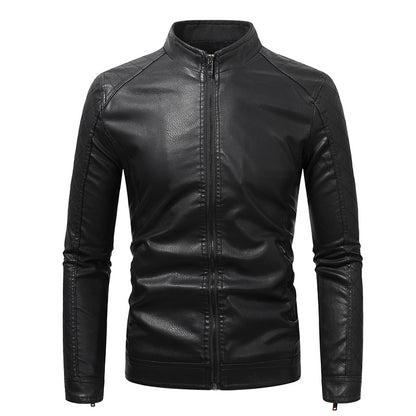 Veste en cuir PU souple pour homme, coupe slim, élégante, blazer | JK87