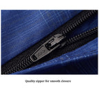 Men's 3 Pieces Slim Fit Suit Plaid Tuxedo Suit Dark Blue Business Wedding Dress Men Classic Formal Jacket Pants Vest