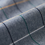 Men's Slim-Fit Long-Sleeve Plaid Twill Shirt