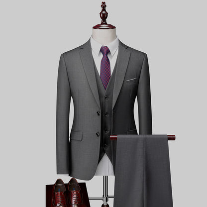 Premium Quality Men's 3 Pieces Suit Tuxedo Signature Smart Fit -2901