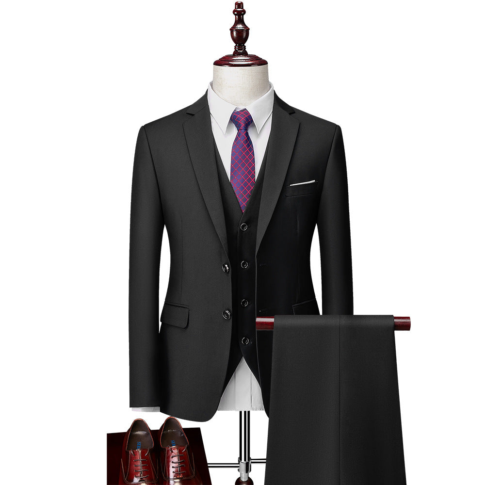 Premium Quality Men's 3 Pieces Suit Tuxedo Signature Smart Fit -2901