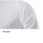 Men's V-Neck Drawstring Cotton Linen Henley Shirt Long Sleeve Hippie Casual Beach T Shirts | A275