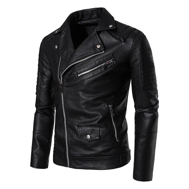 Veste en cuir de qualité supérieure pour homme de style punk | PP6611