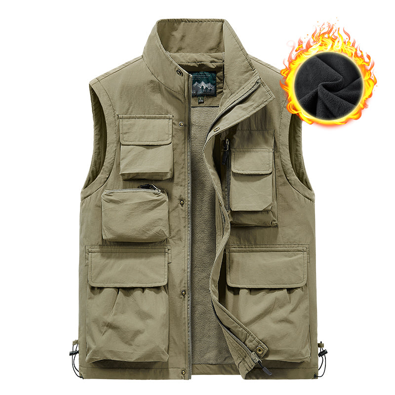 Multi Pocket Men's Sleevless Jacket | 8066A