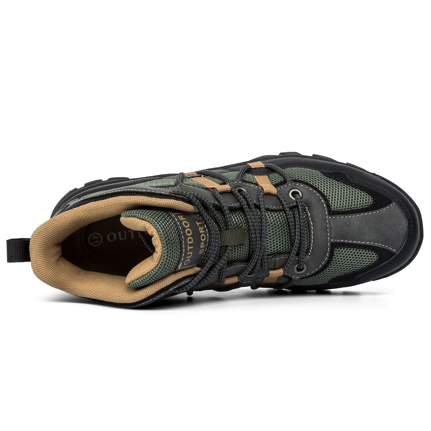 Men's Camping Outdoor Walking Hiking Trail Shoes Army Green | 762