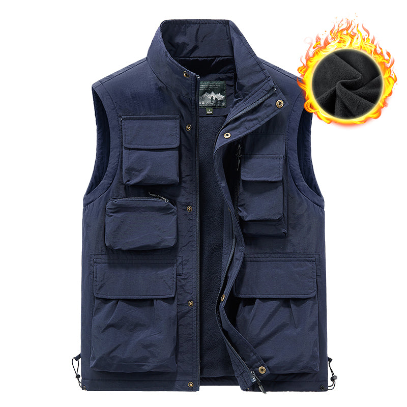 Multi Pocket Men's Sleevless Jacket | 8066A