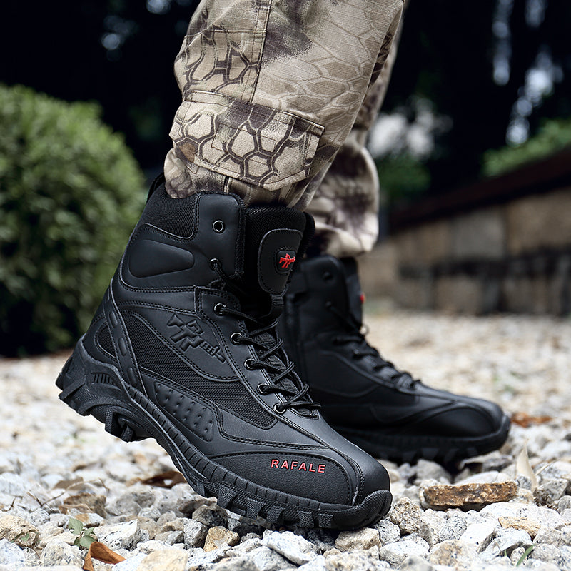 Military style boots outlet black