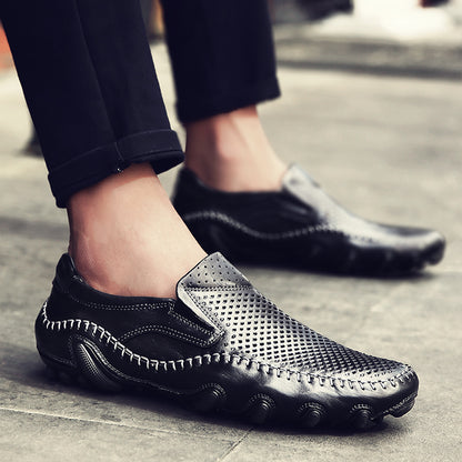 Mocassins plats en maille style été pour hommes | K626 