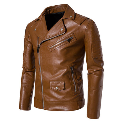 Veste en cuir de qualité supérieure pour homme de style punk | PP6611