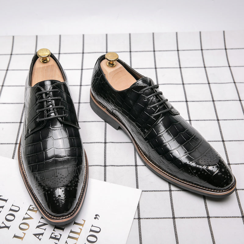 Men's Casual Wedding Boots Formal Lace Up Brogue Shoes | 681-29