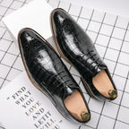 Men's Casual Wedding Boots Formal Lace Up Brogue Shoes | 681-29