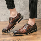 Men's Casual Wedding Boots Formal Lace Up Brogue Shoes | 681-29