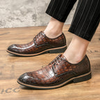 Men's Casual Wedding Boots Formal Lace Up Brogue Shoes | 681-29