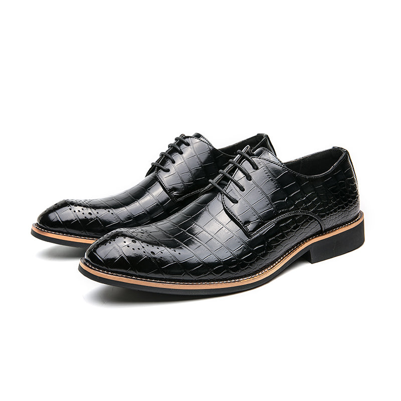 Men's Casual Wedding Boots Formal Lace Up Brogue Shoes | 681-29