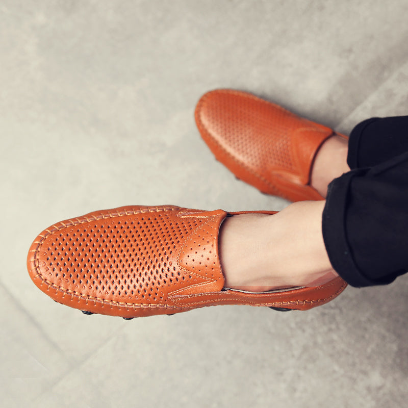 Mocassins plats en maille style été pour hommes | K626 