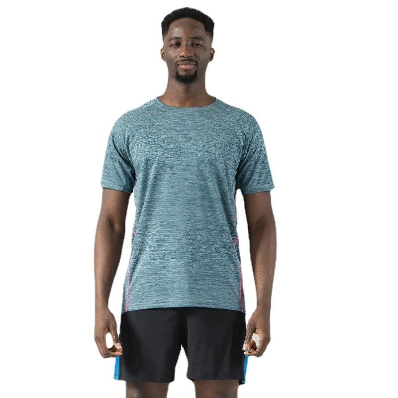 Men’s Active Cotton Crew Neck T Shirts | Athletic Running Gym Workout Tee Tops | 83425