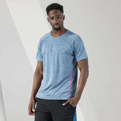 Men’s Active Cotton Crew Neck T Shirts | Athletic Running Gym Workout Tee Tops | 83425