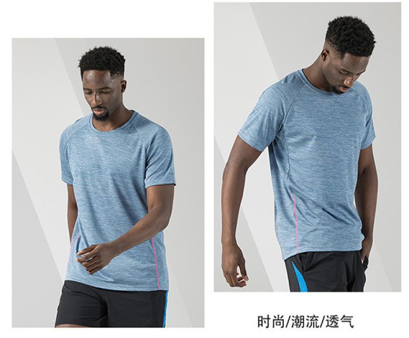 Men’s Active Cotton Crew Neck T Shirts | Athletic Running Gym Workout Tee Tops | 83425